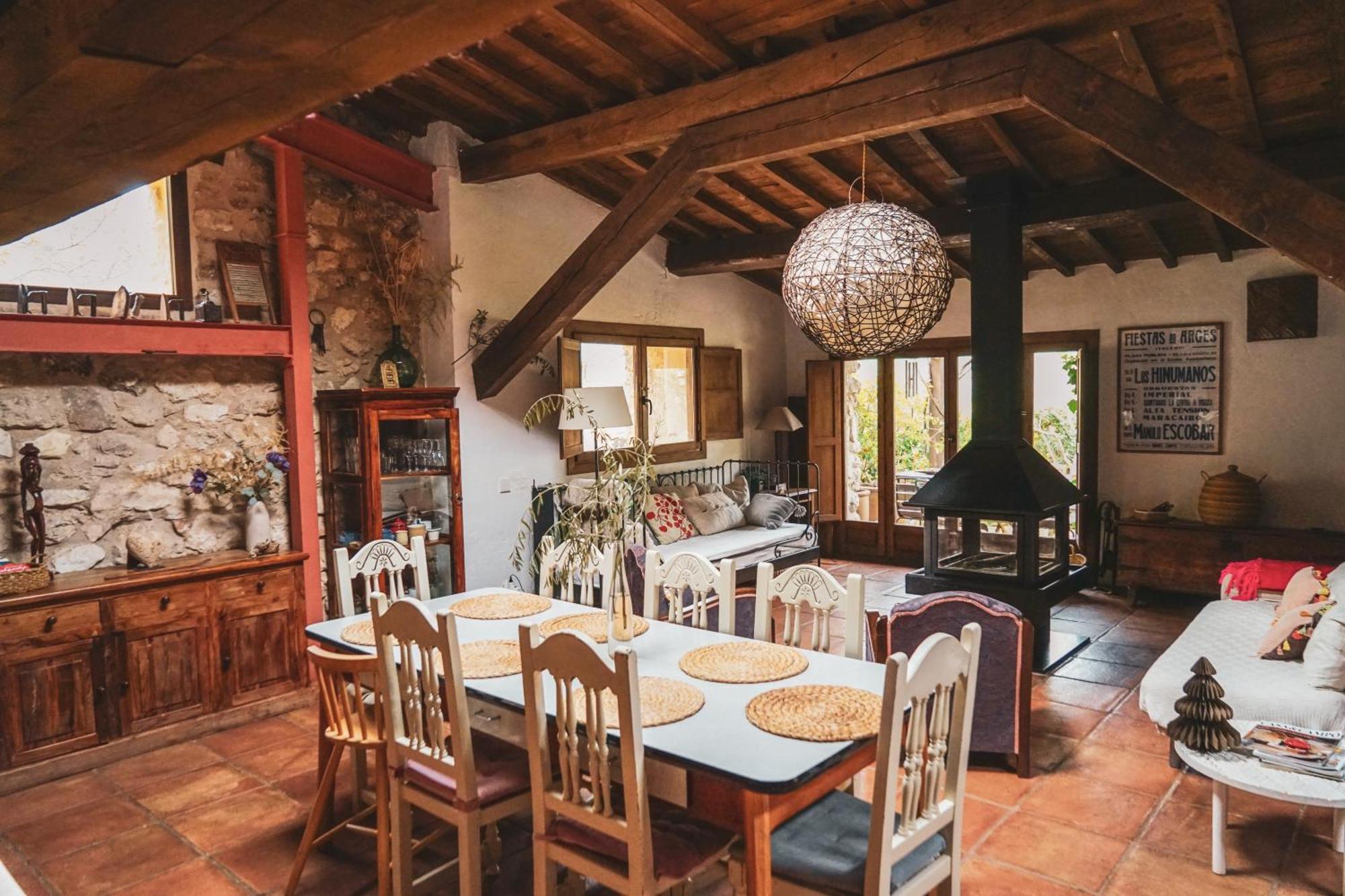 Hostal Casa Corazón de piedra en el Río Dulce Aragosa Exterior foto