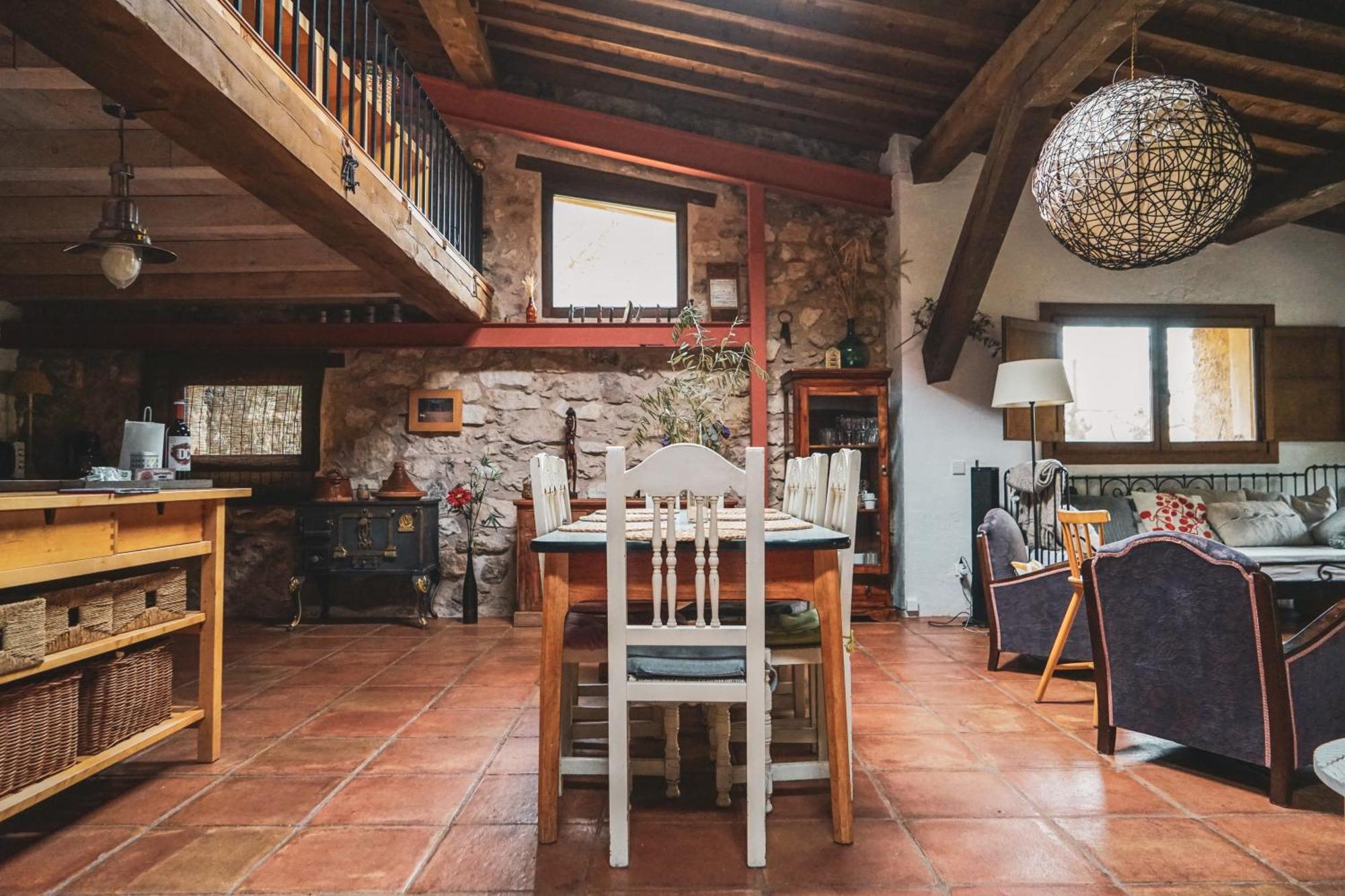 Hostal Casa Corazón de piedra en el Río Dulce Aragosa Exterior foto