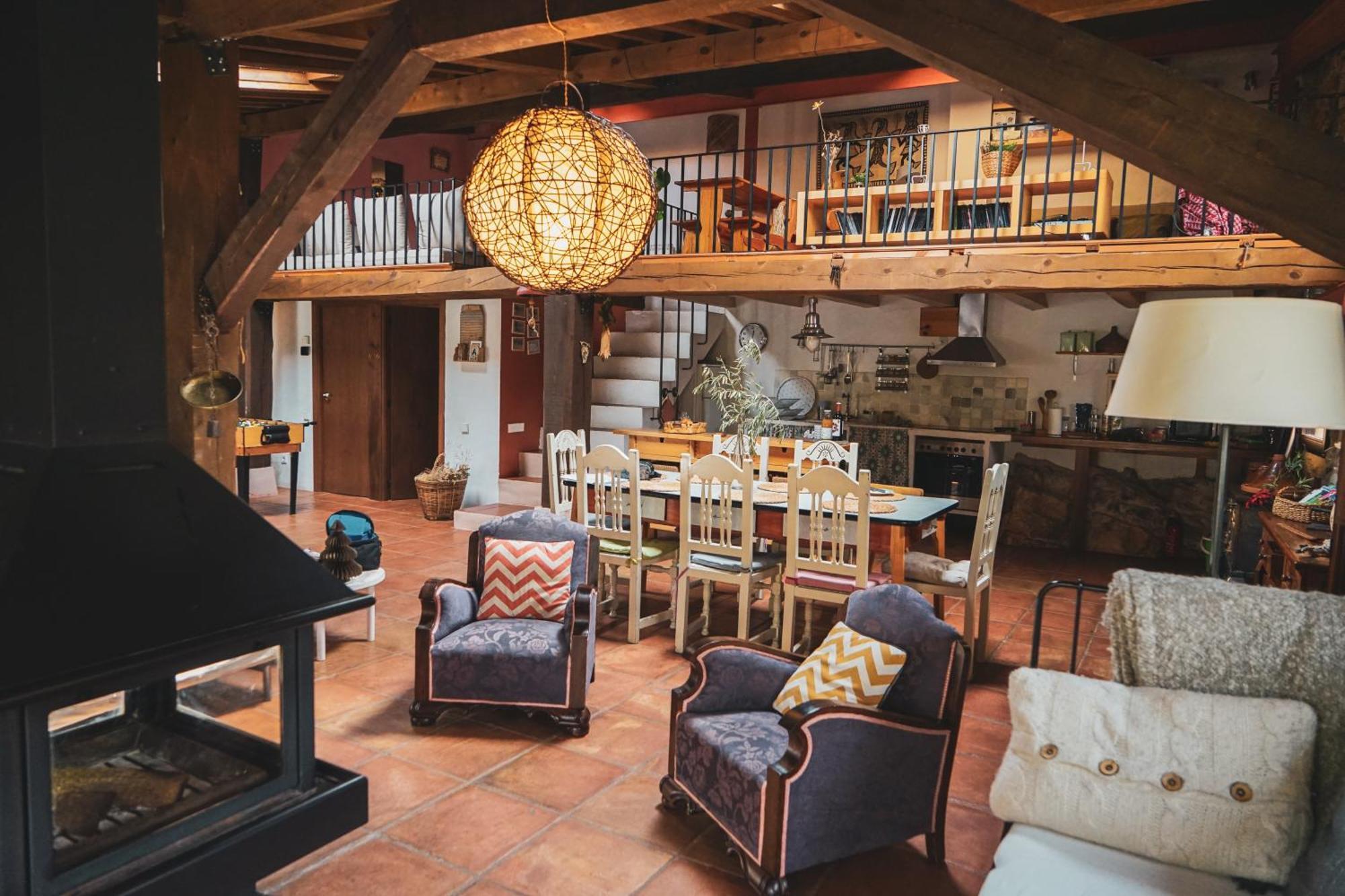 Hostal Casa Corazón de piedra en el Río Dulce Aragosa Exterior foto