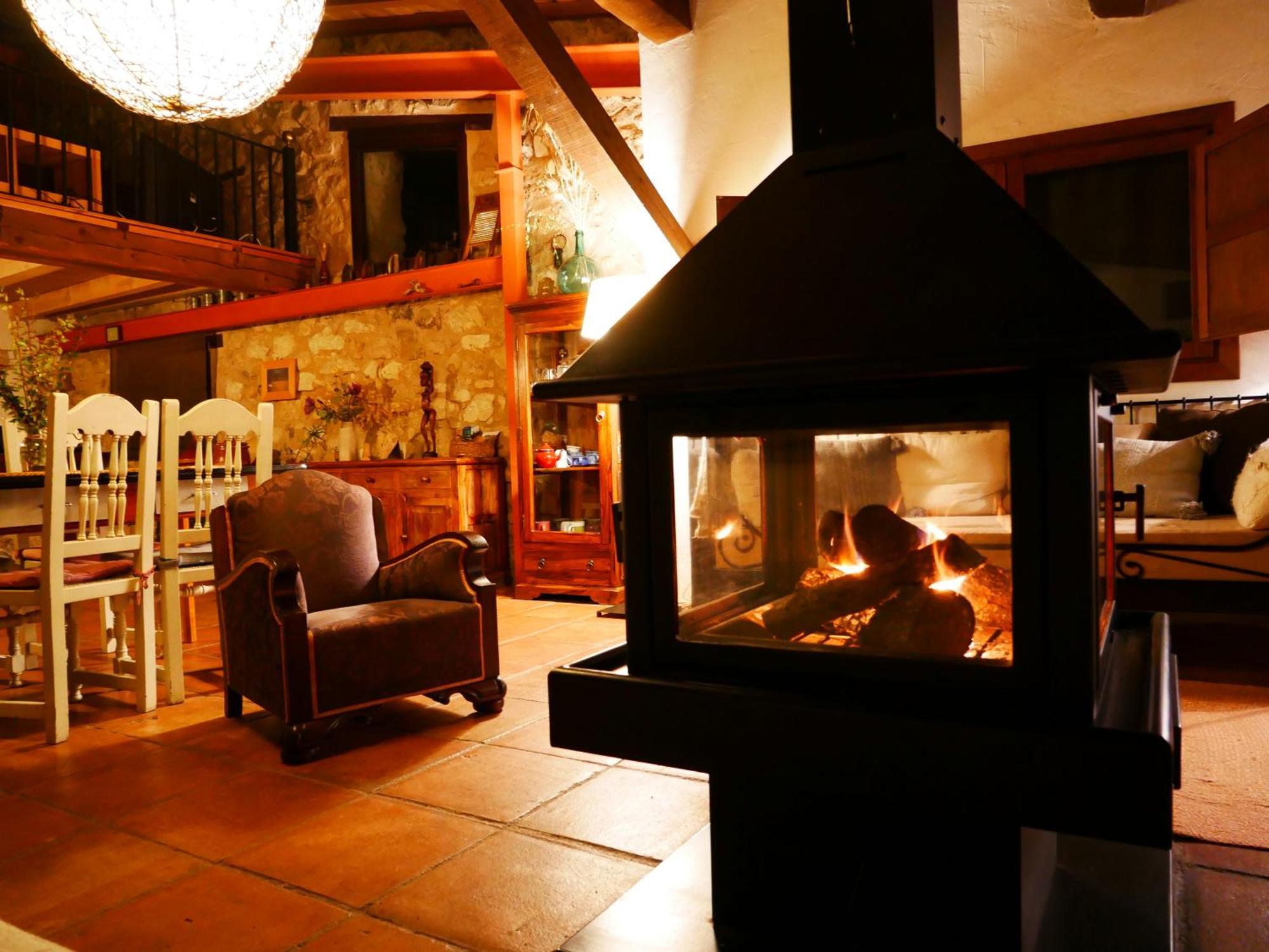 Hostal Casa Corazón de piedra en el Río Dulce Aragosa Exterior foto